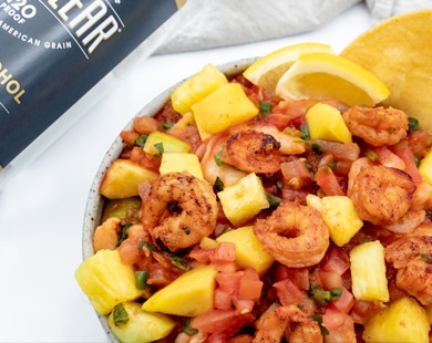 Tropical Ceviche with Tequila & EVERCLEAR® Infused Shrimp