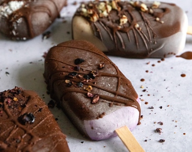Dairy-Free Chocolate-Dipped Popsicles