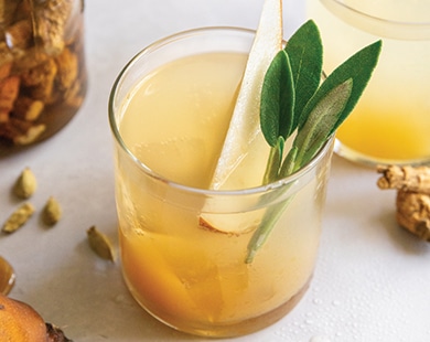 Pear Elixir Mocktail